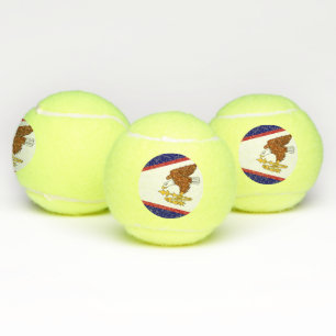Patriottische Tennis Ball met vlag van Amerikaans Tennisballen