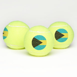 Patriottische Tennis Ball met vlag van Bahama's Tennisballen