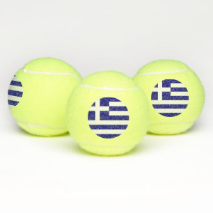 Patriottische Tennis Ball met vlag van Griekenland Tennisballen