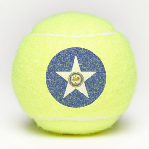 Patriottische Tennis Ball met vlag van Houston Tennisballen
