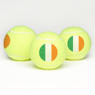 Patriottische Tennis Ball met vlag van Ierland Tennisballen