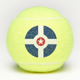 Patriottische Tennis Ball met vlag van Indianapoli Tennisballen