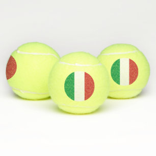 Patriottische tennisbal met vlag van Italië Tennisballen