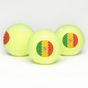 Patriottische Tennisbal met Vlag van Los Angeles U Tennisballen