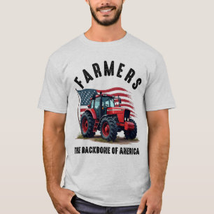 Patriottische Tractor T-shirt – Boeren van Amerika