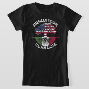 Patriottische Tree of Life T-Shirt Amerikaanse Vla