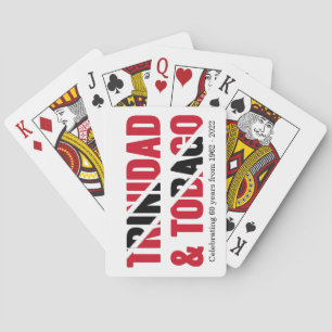 Patriottische TRINIDAD Independence Pokerkaarten