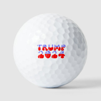Patriottische Trump 2024 Retro  Golfballen