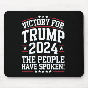 Patriottische Trump 2024 Victory Design voor suppo Muismat
