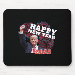 Patriottische Trump Gelukkig Nieuwjaar 2025 Conser Muismat