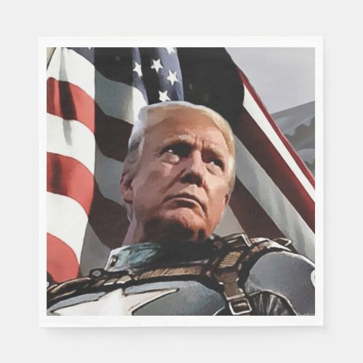 Patriottische Trump Servet (Voorkant)