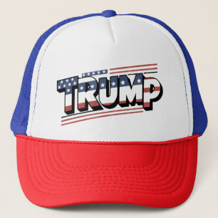 Patriottische Trump Trucker Pet