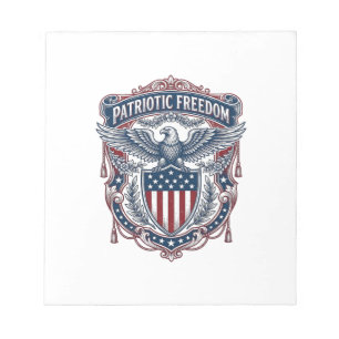 Patriottische Tuin Vlag Stijl Vector Grafische T-s Notitieblok