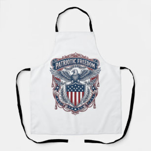 Patriottische Tuin Vlag Stijl Vector Grafische T-s Schort