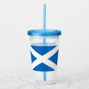 Patriottische Tumbler met vlag van Schotland Acryl Drinkbeker