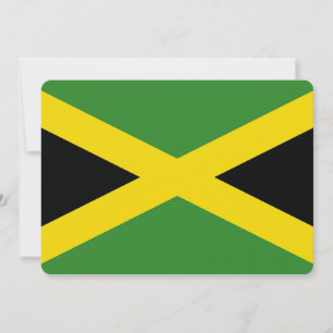 Patriottische uitnodigingen met de Jamaicaanse vla