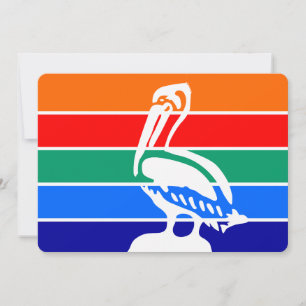 Patriottische uitnodigingen met de vlag van Sint-P