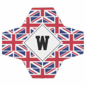 Patriottische UNION JACK GB Monogram Voetbal (Enkel)