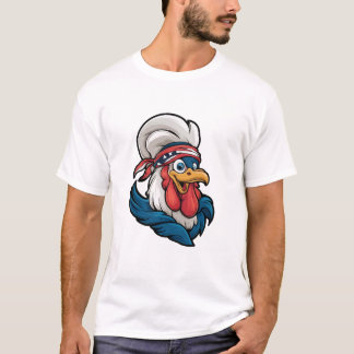 Patriottische USA 4 juli Rooster Shirt Classic