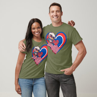 patriottische USA-adelaar T-shirt
