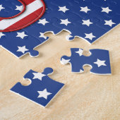 Patriottische USA Puzzel Legpuzzel (Zijkant)