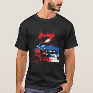 Patriottische USA Rood, Wit en Blauw IROC Z Spiera T-shirt