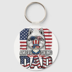 Patriottische vader kabouter vintage vector shirt sleutelhanger