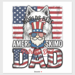 Patriottische Vader Kabouter Vintage Vector T-shir Sticker
