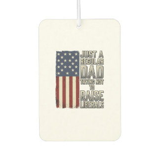 Patriottische Vader Vintage Vlag Citaat Shirt Ontw Luchtverfrisser