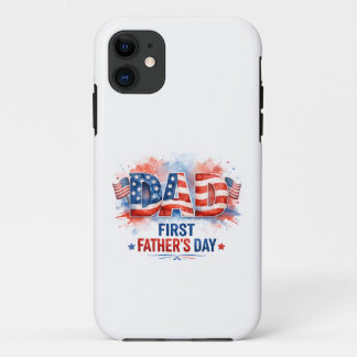 Patriottische Vaderdag iPhone 11 Hoesje