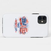 Patriottische Vaderdag Case-Mate iPhone Case (Achterkant (horizontaal))