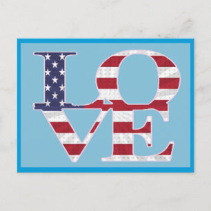Patriottische Valentijnsdag Feestdagenkaart