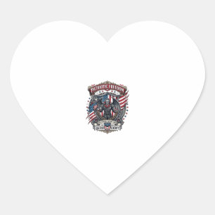 Patriottische Vampier Vrijheid Heer Horror Monster Hart Sticker
