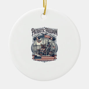 Patriottische Veranda Boekenwurm Vector Grafische Keramisch Ornament