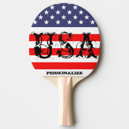 Patriottische Verenigde Staten pingpong paddle met Tafeltennisbatje