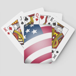 Patriottische Verenigde Staten Rood Wit, Blauwe Vl Pokerkaarten