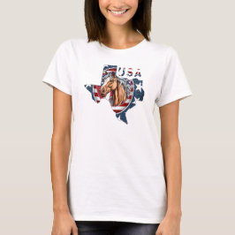 Patriottische Verenigde Staten Texas T-shirt