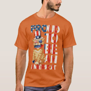 Patriottische Verenigde Staten van Amerika op 4 ju T-shirt