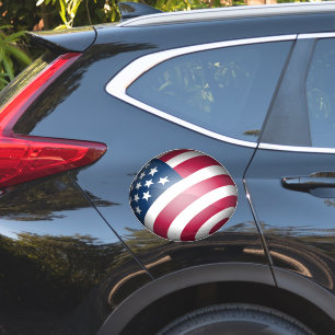 Patriottische Verenigde Staten van Amerika Vlag Co Sticker