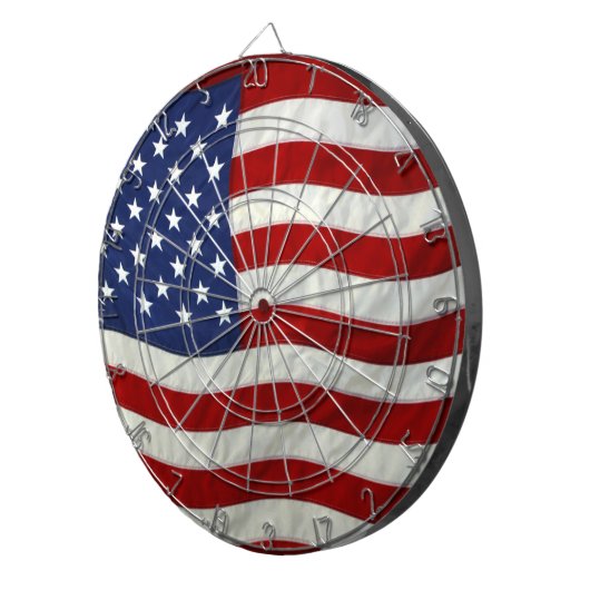 Patriottische Verenigde Staten Vlag Dart Board Dartbord (Voorkant Rechts)