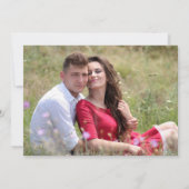 Patriottische versiering aangepaste foto Save The Aankondiging (Achterkant)