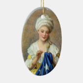 Patriottische versiering—Betsy Ross Keramisch Ornament (Rechts)