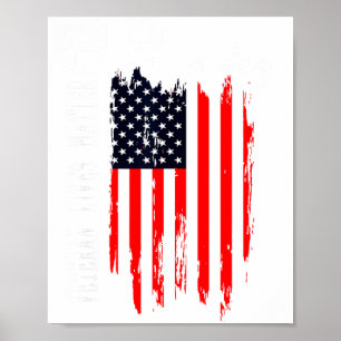 Patriottische Veteraan Leeft 22 Dagen Bewustzijns Poster