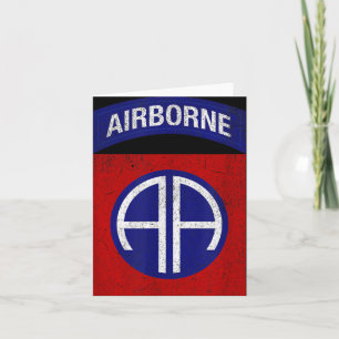Patriottische Veteraan Militair in Nood 82nd Airbo Kaart