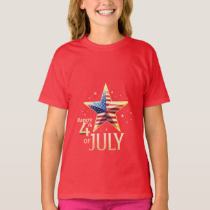 Patriottische Vibes: Sterren, Strepen & Stijl T-shirt