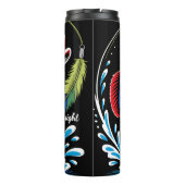 Patriottische vis springwater lokken thermosbeker (Achterkant)