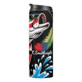 Patriottische vis springwater lokken thermosbeker (Geroteerd rechts)