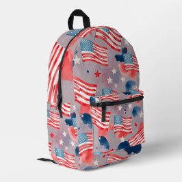 Patriottische Vlag 1 Print Knip Naai Tas