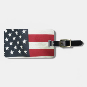 Patriottische vlag bagagelabel