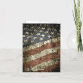 Patriottische  vlag bedankkaart (Achterkant)